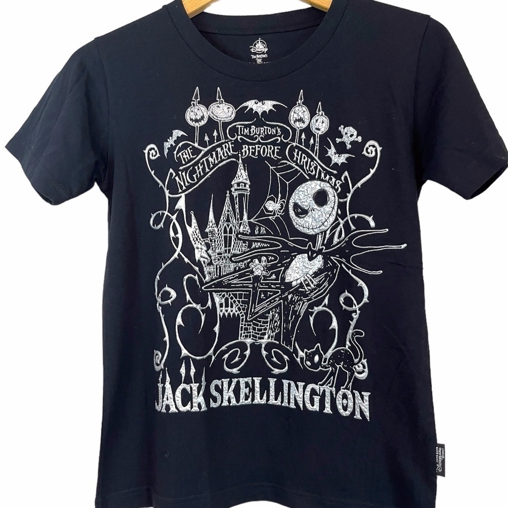Rare Disneyland Hong Kong Tim Burtons Nightmare Before Christmas Graphic Tee S